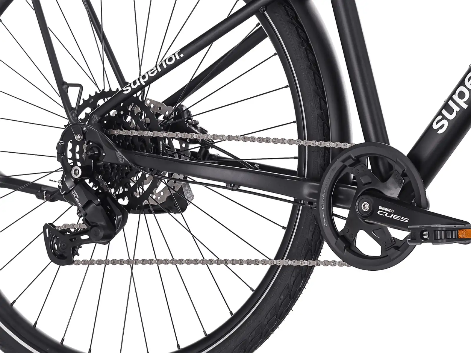 Superior Blox 6.4 T city bike Matte Black