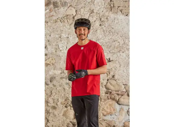 Maloja PizolM. men's jersey short sleeve Deep Sunset