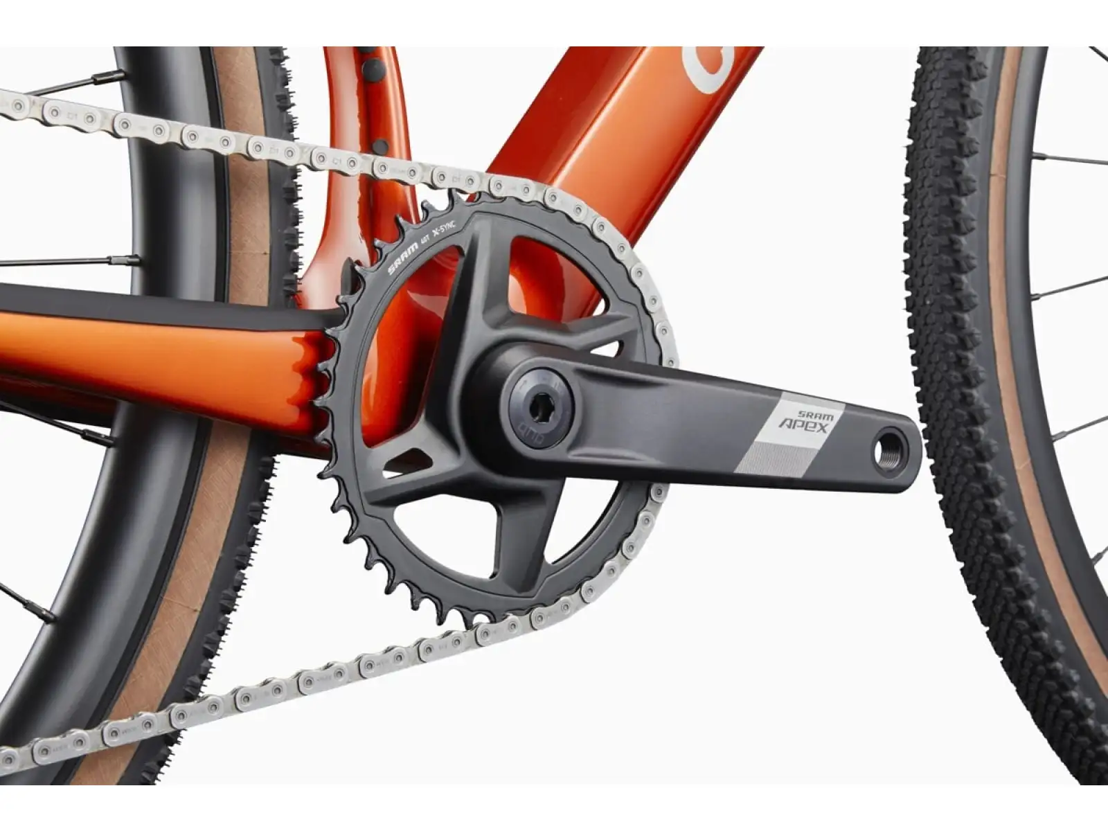 Cannondale SuperX 4 AXS gravel bike Flame Orange