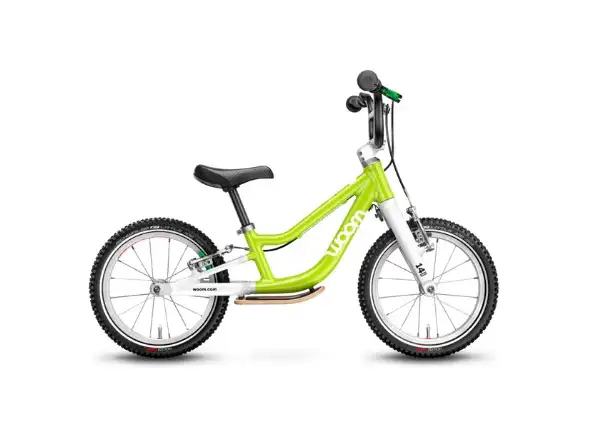 Woom 1 Plus Lizard Lime 14 children's balance bike