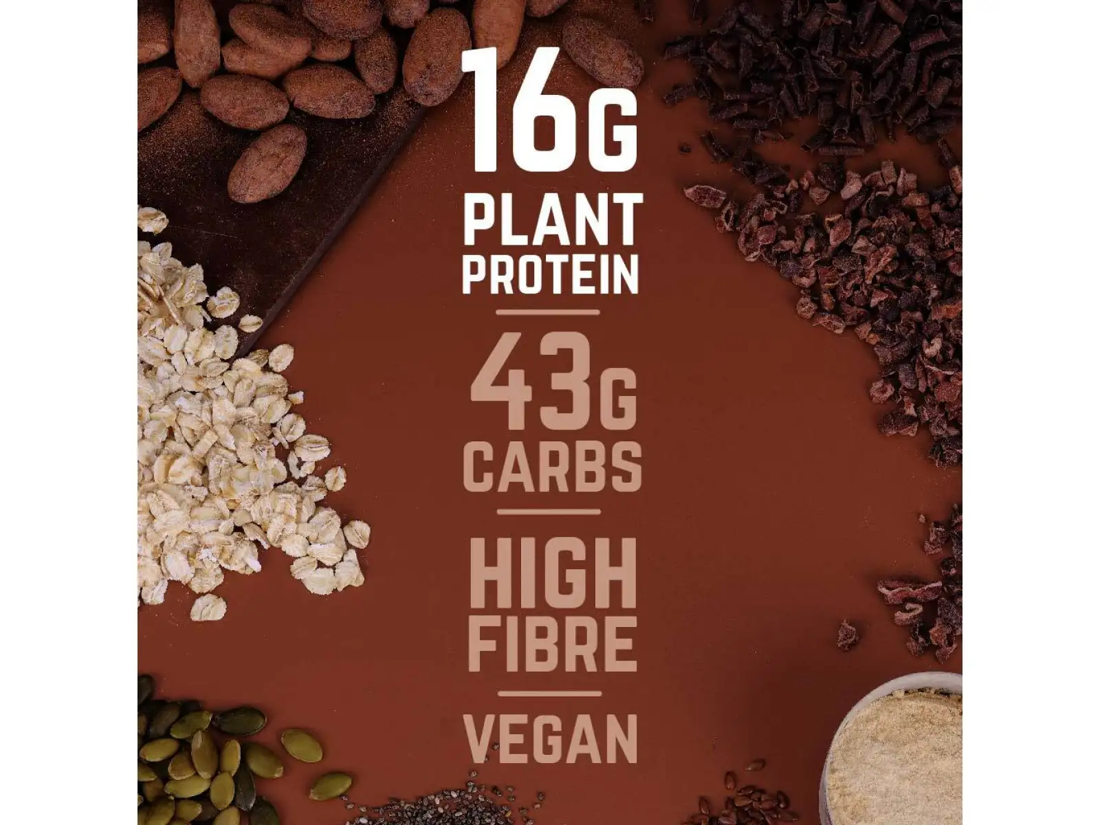 Veloforte Overnight Oats porridge Smooth Cocoa