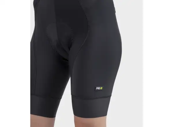 Alé PR-R Green Speed women's shorts with padding and braces Black