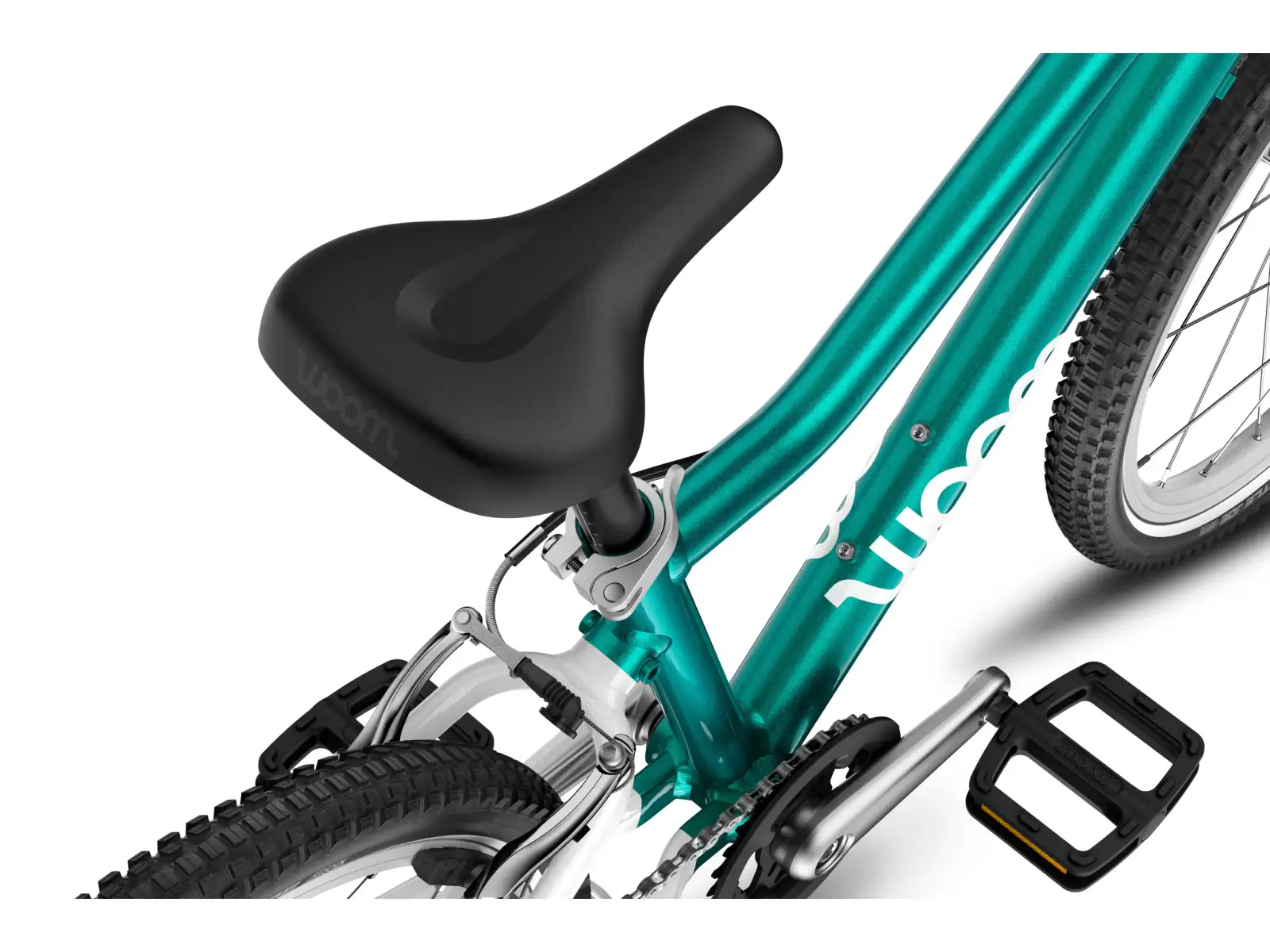 Woom GO 4 children's bike 20" Metallic Turquoise
