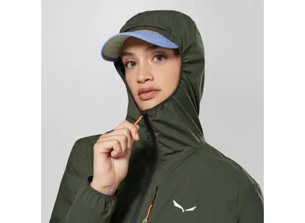 Salewa Pedroc Wind Light women's jacket Dark Olive