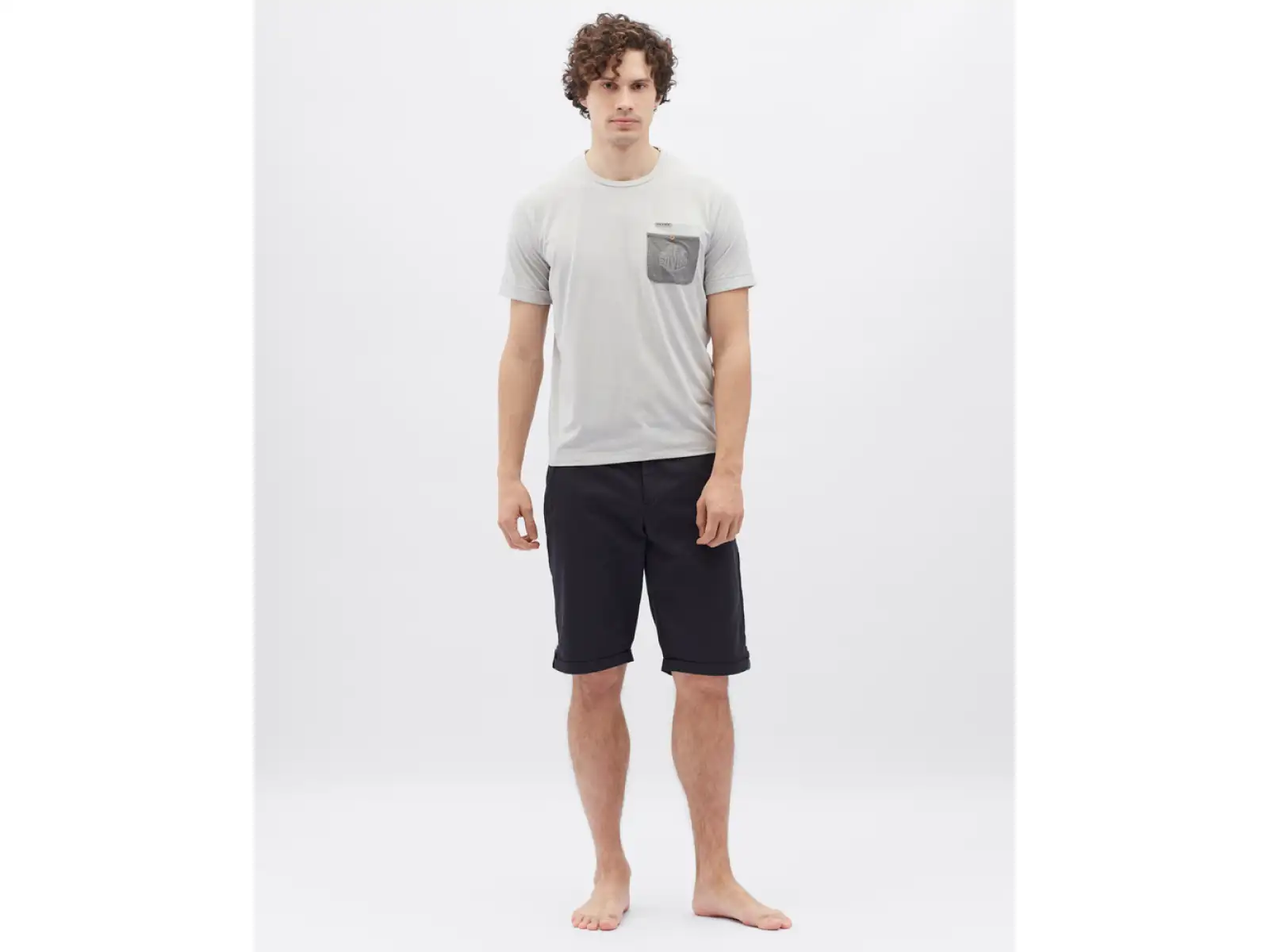 Silvini Calvisio men's t-shirt short sleeve Cloud/Grey