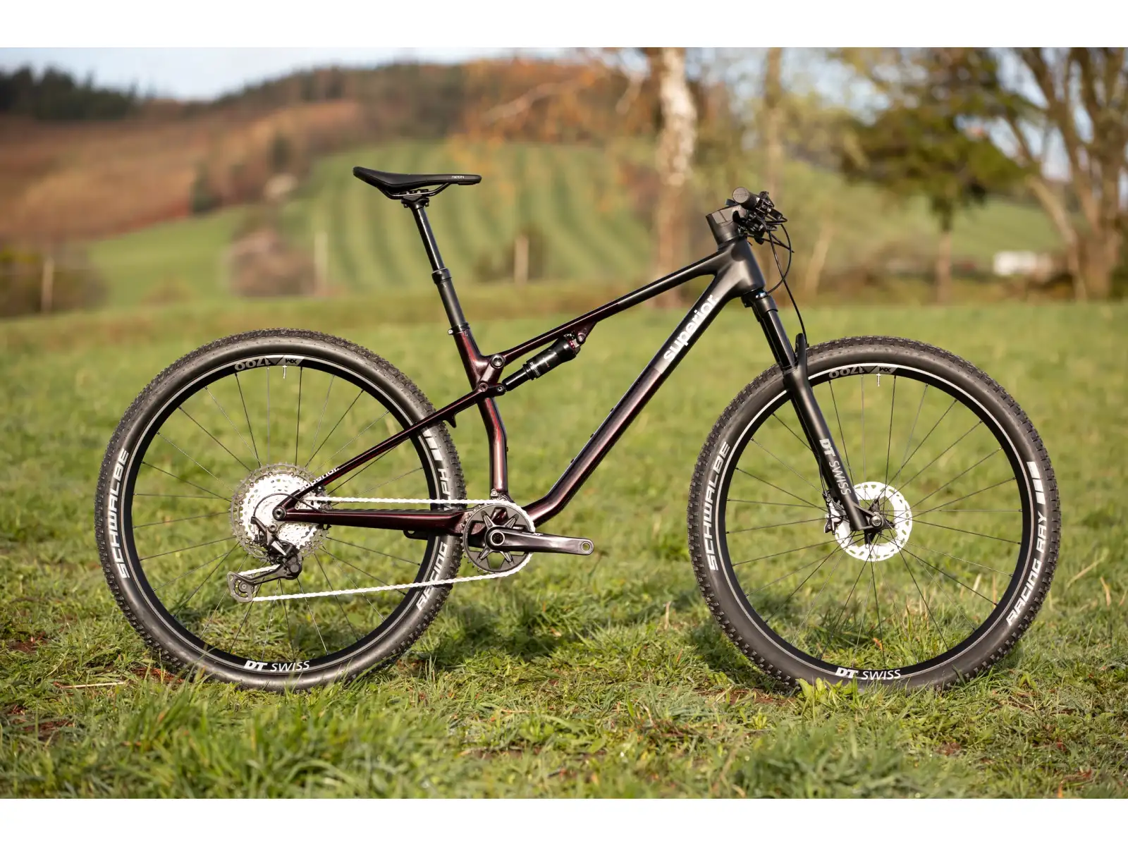 Superior XF 9.5 Team mountain bike Gloss Red Carbon/Black