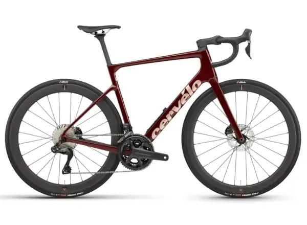 Cervélo Caledonia 5 Ultegra Di2 road bike Carmine