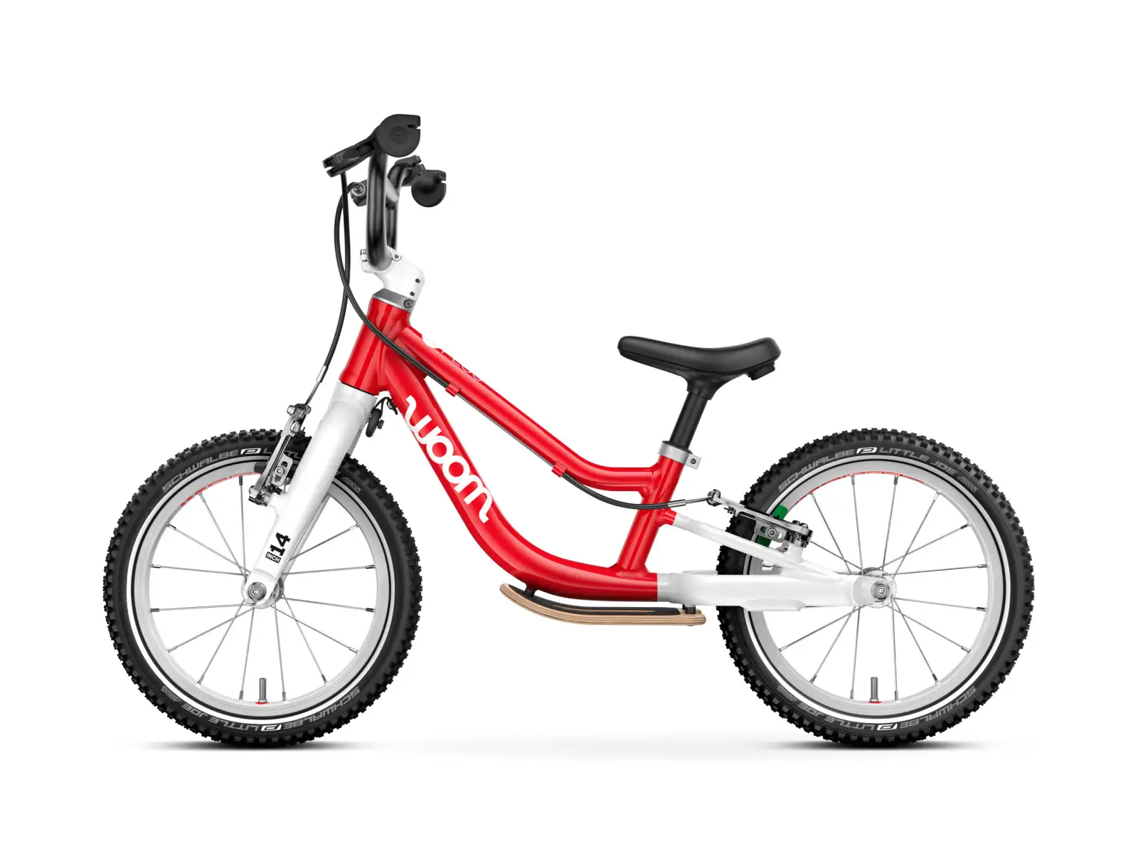 Woom GO 1 Plus children's balance bike 14" Red