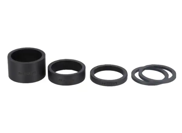 Sram stem spacer kit Gloss Black Logo