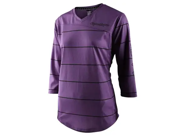 Troy Lee Designs Mischief women's jersey long sleeve Pinstripe orchid