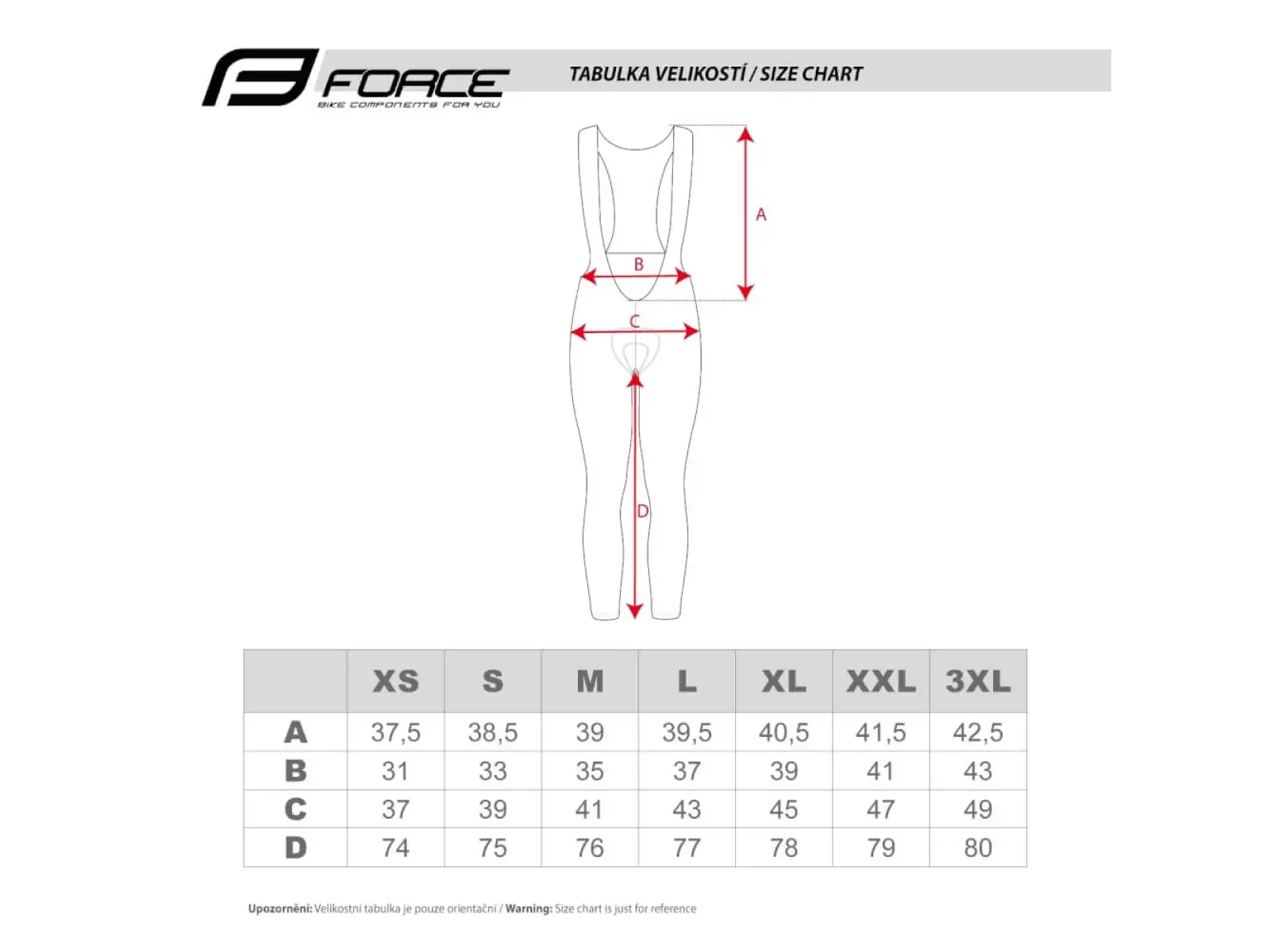 Force Spring women's bib pants with insert black