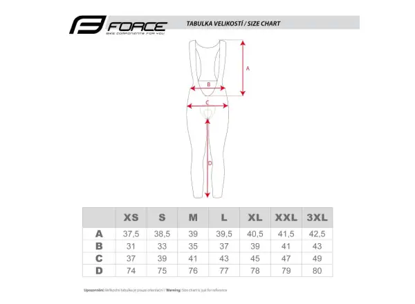 Force Spring women's bib pants with insert black