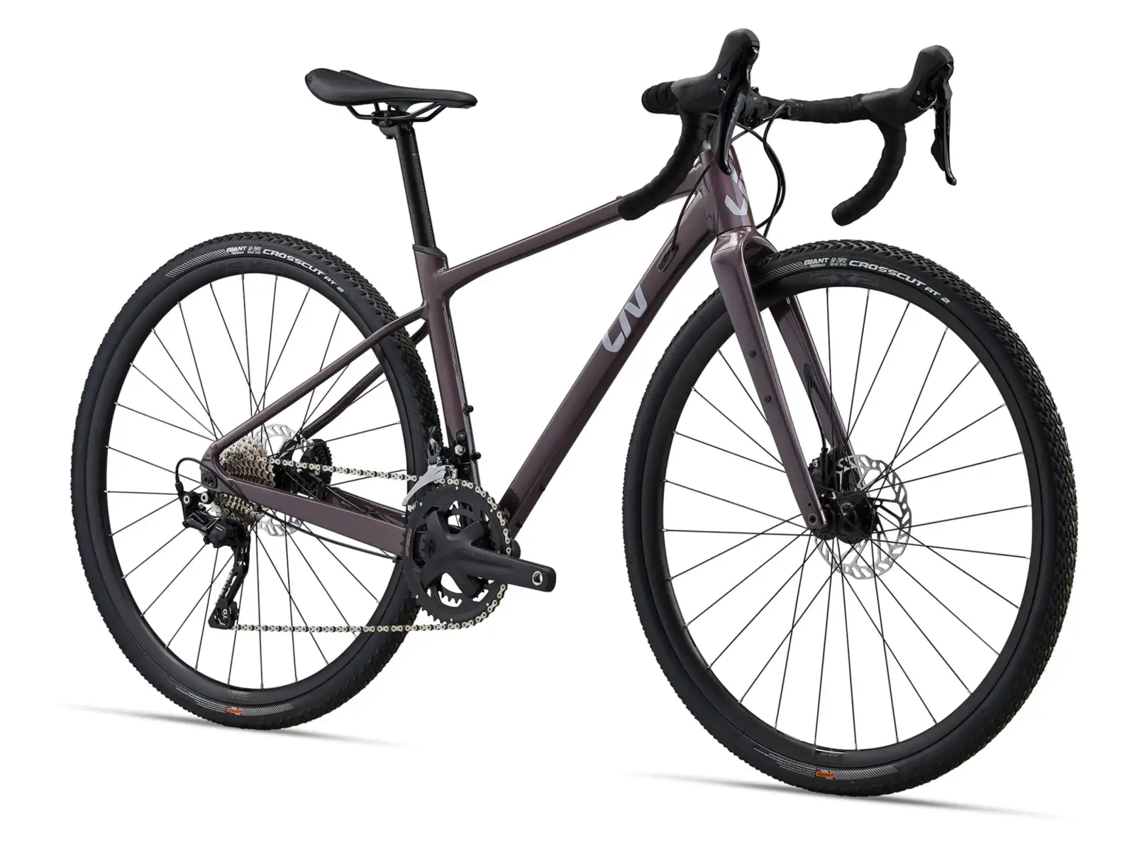 Liv Devote 1 women's gravel bike Charcoal Plum