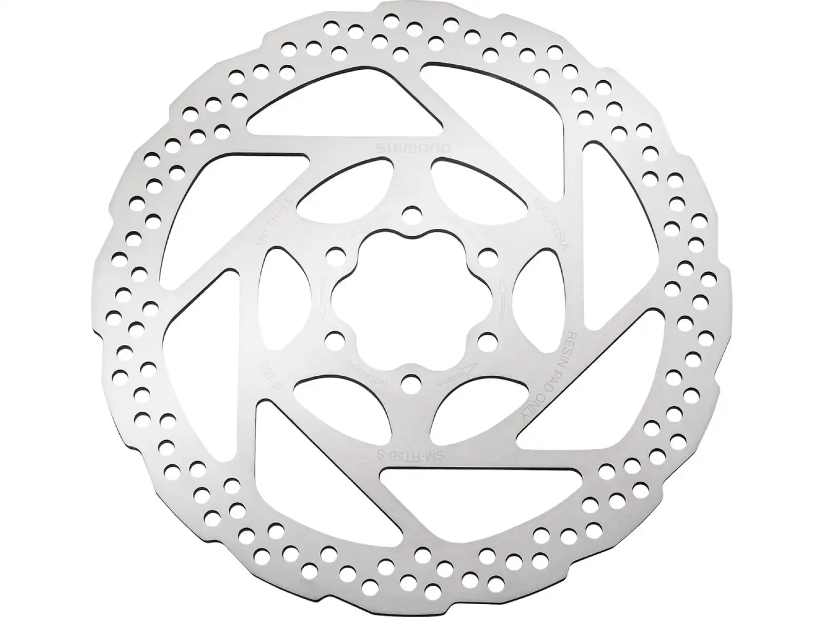 Shimano Deore SM-RT56 brake rotor 180 mm, 6 holes, for resin