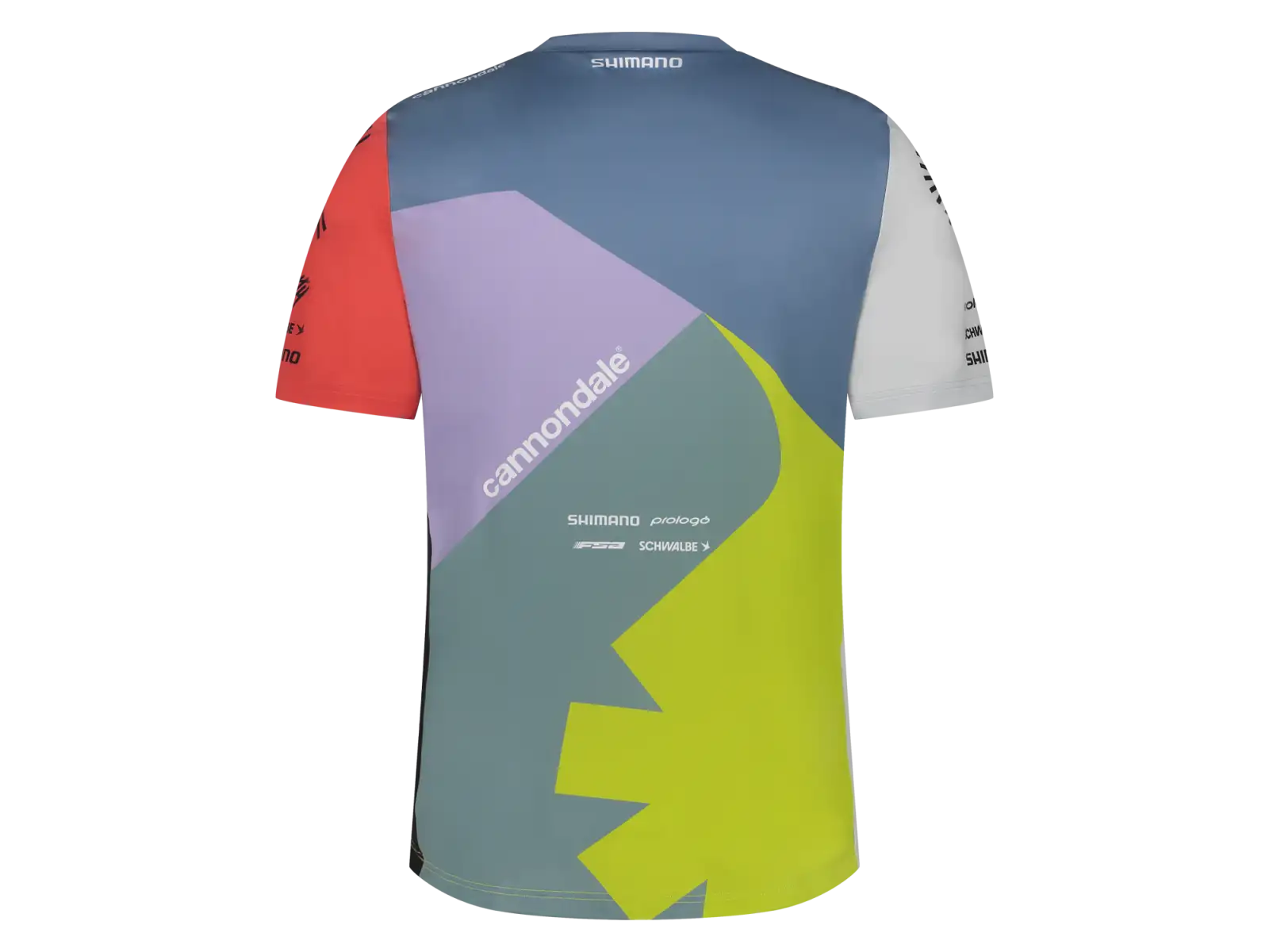 Cannondale CFR Replica MTB men's jersey short sleeve Blue/Yellow