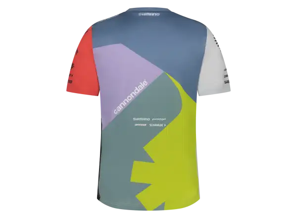 Cannondale CFR Replica MTB men's jersey short sleeve Blue/Yellow