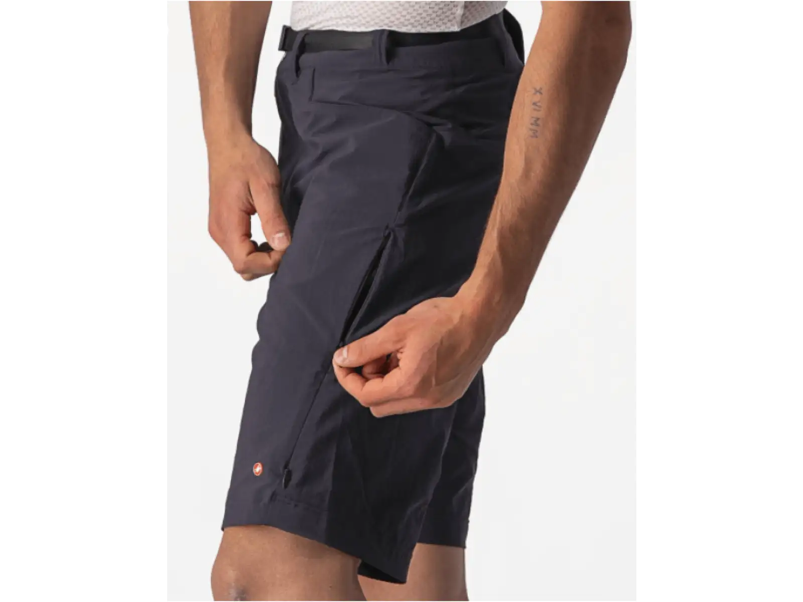 Castelli Unlimited Trail men's loose shorts without liner black