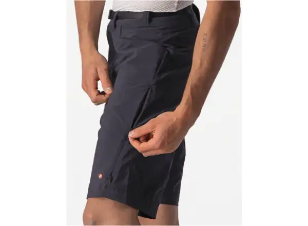 Castelli Unlimited Trail men's loose shorts without liner black