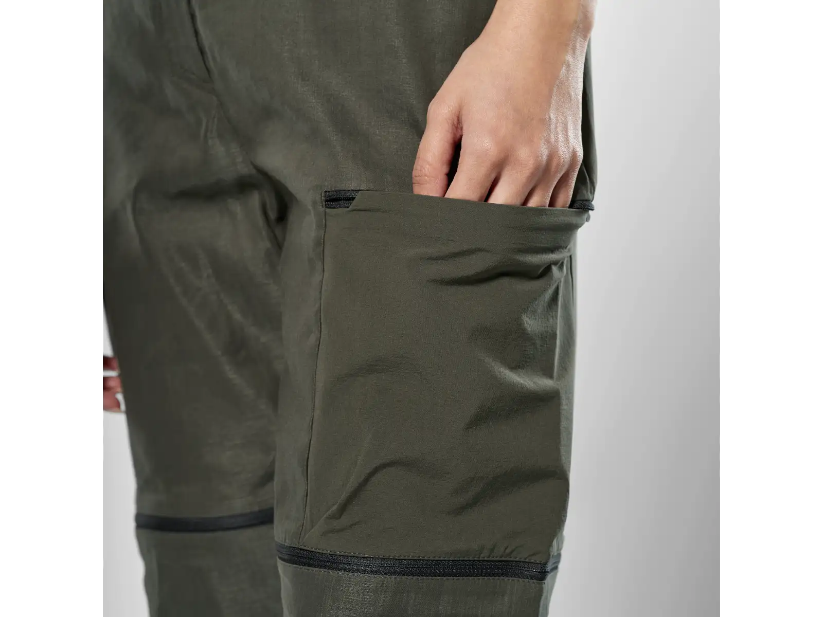 Salewa Puez Hemp/DST 2/1 women's trousers Dark Olive