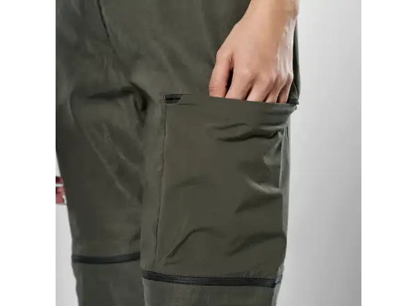Salewa Puez Hemp/DST 2/1 women's trousers Dark Olive