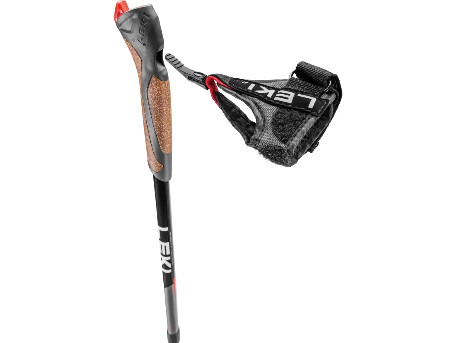 Leki Spin trekking poles Black/Silver/White size 100-130 cm