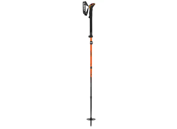 Leki Sherpa FX Carbon Strong folding trekking poles Orange/Denim blue