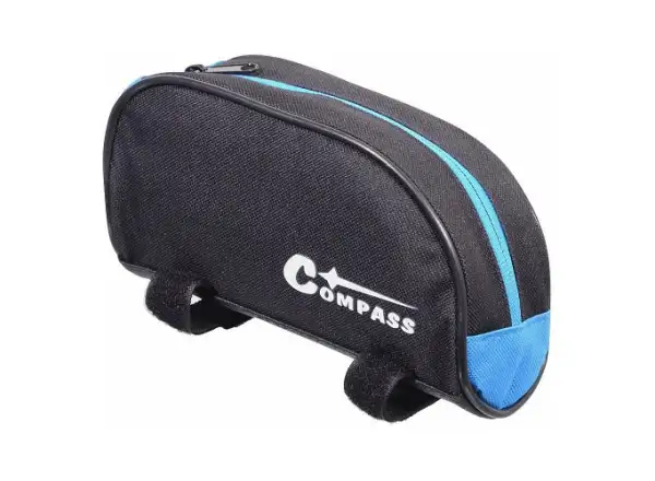 Compass bicycle bag for top tube black/blue