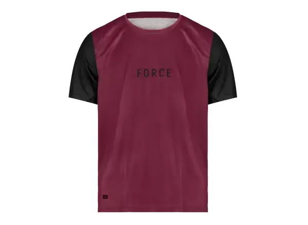 Force MTB Rules men's jersey short sleeve burgundy