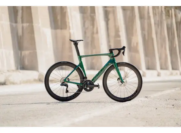 Isaac Meson Ultegra Di2 road bike Jade Green