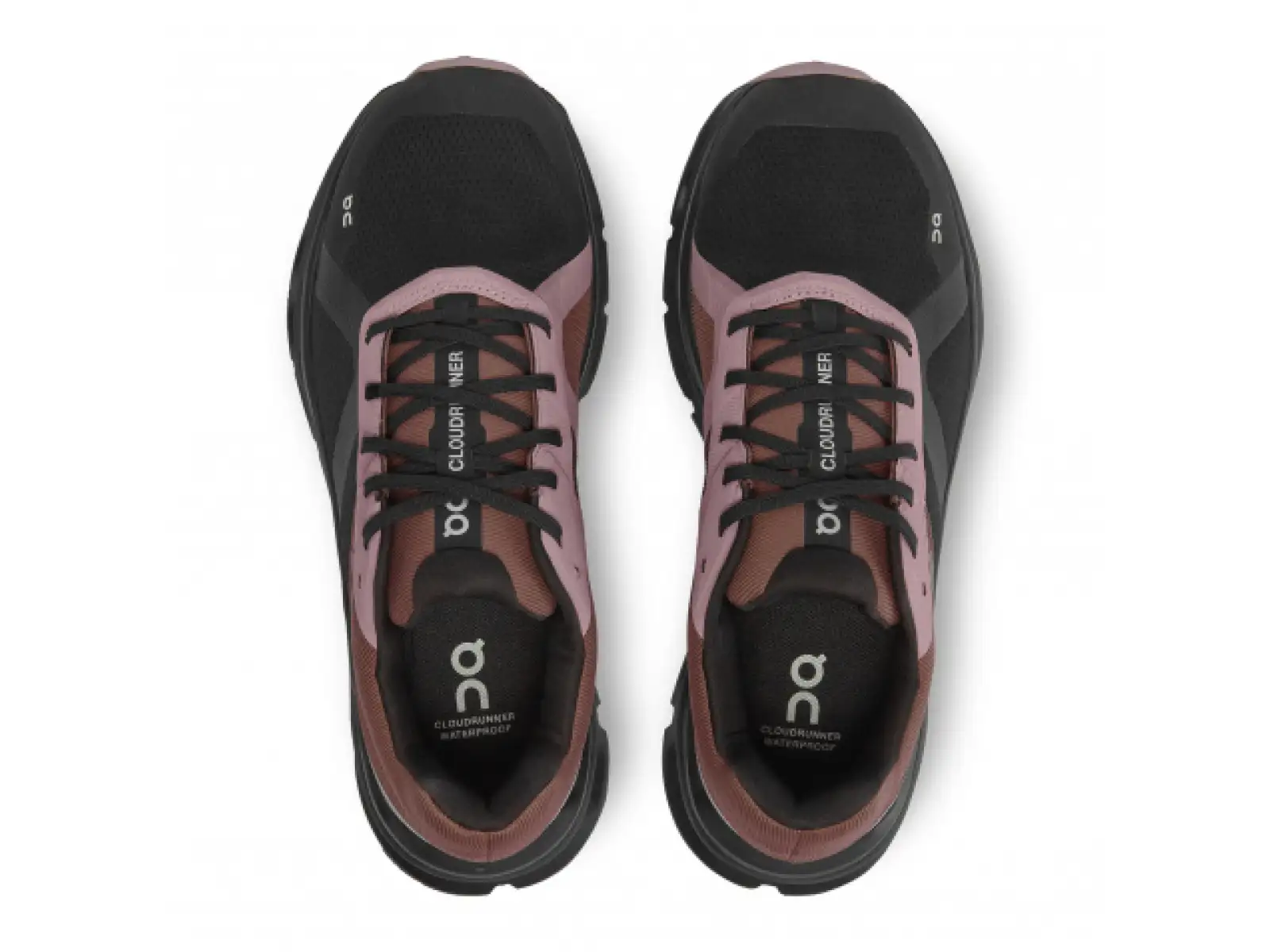 On Cloudrunner Waterproof Running Shoes Women Black/Grape