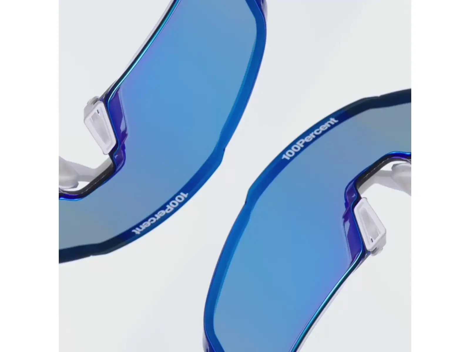 100% Korbin RBH glasses Gloss Blue Holographic/HiPER Royal Blue Mirror Lens
