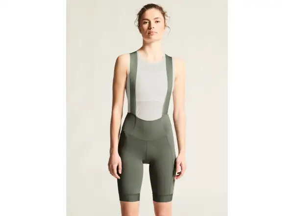 Craft Endur Cargo Bib C3 women's shorts with pad and bib green