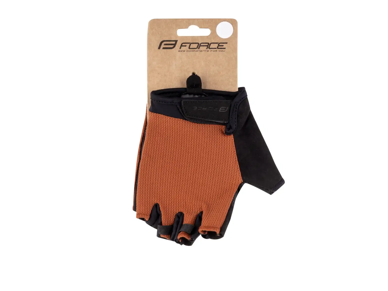 Force Park cycling gloves brick