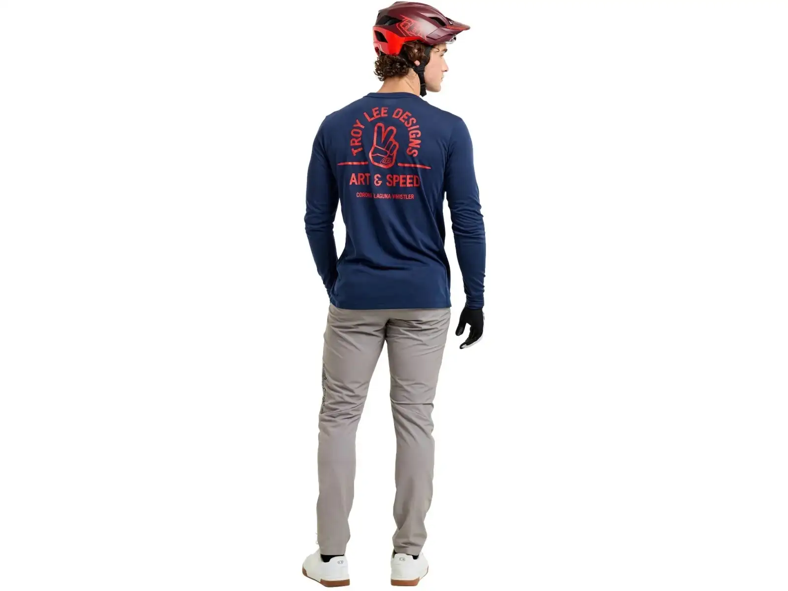 Troy Lee Designs Skyline Ride Tee men's jersey long sleeve Locals Midnight