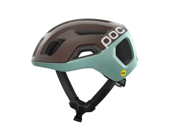 POC Ventral Air MIPS helmet Bronzite Brown Matt/Lazurite Blue Matt