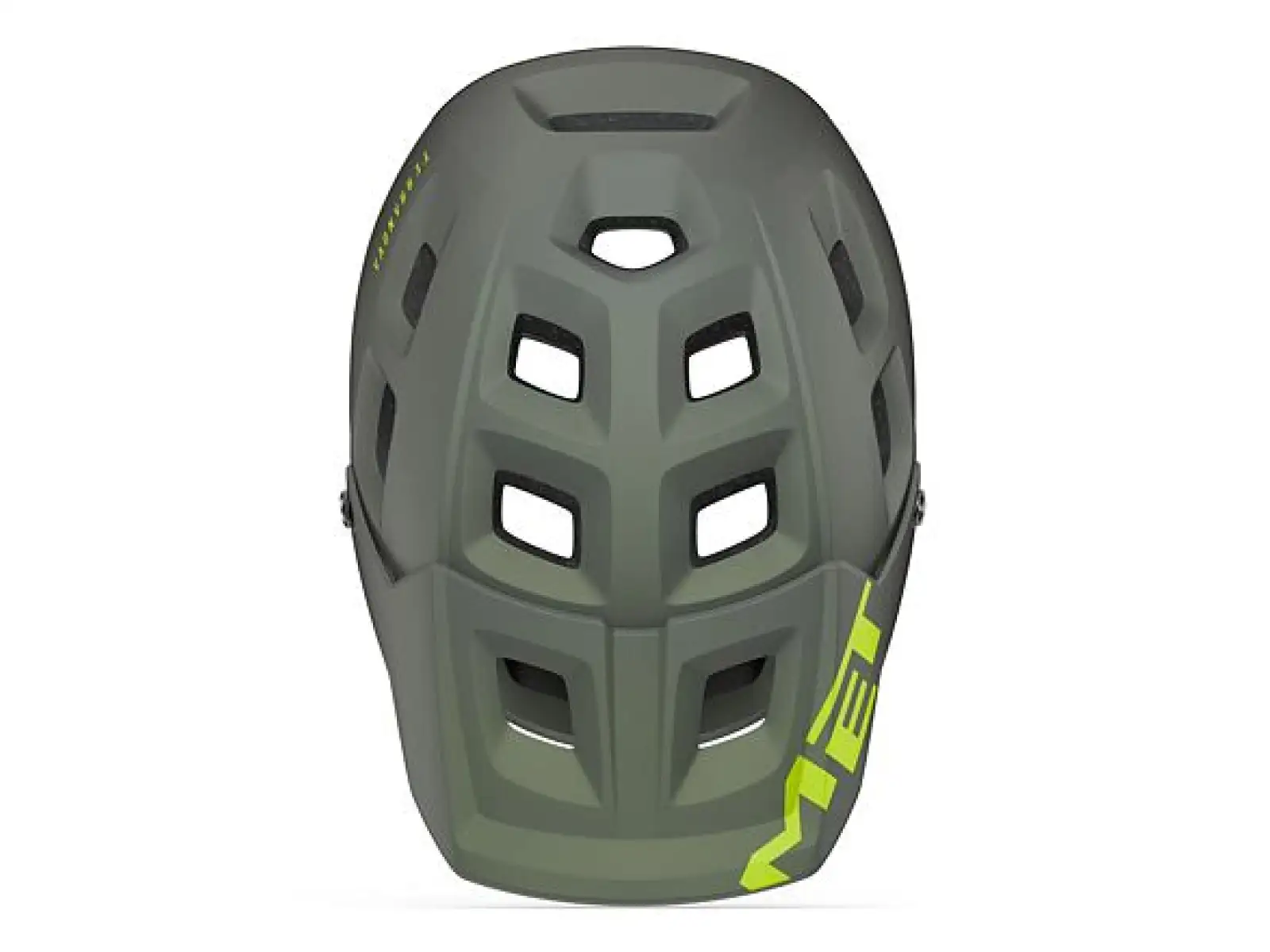 MET Terranova helmet Gray/Lime Matt