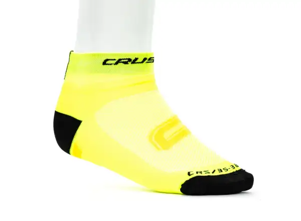 Crussis cycling socks yellow/black