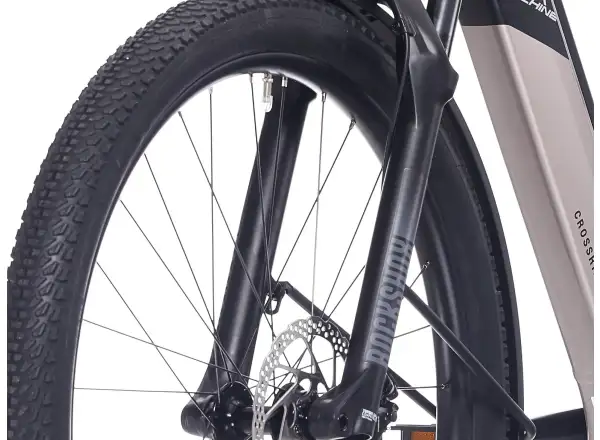 Rock Machine Crossride e450 FS low-entry full suspension e-bike Sand Grey/Black