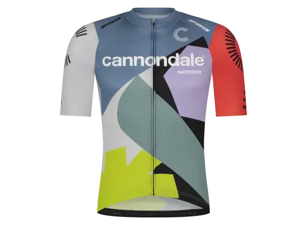 Cannondale CFR Replica men's jersey short sleeve Blue/Yellow