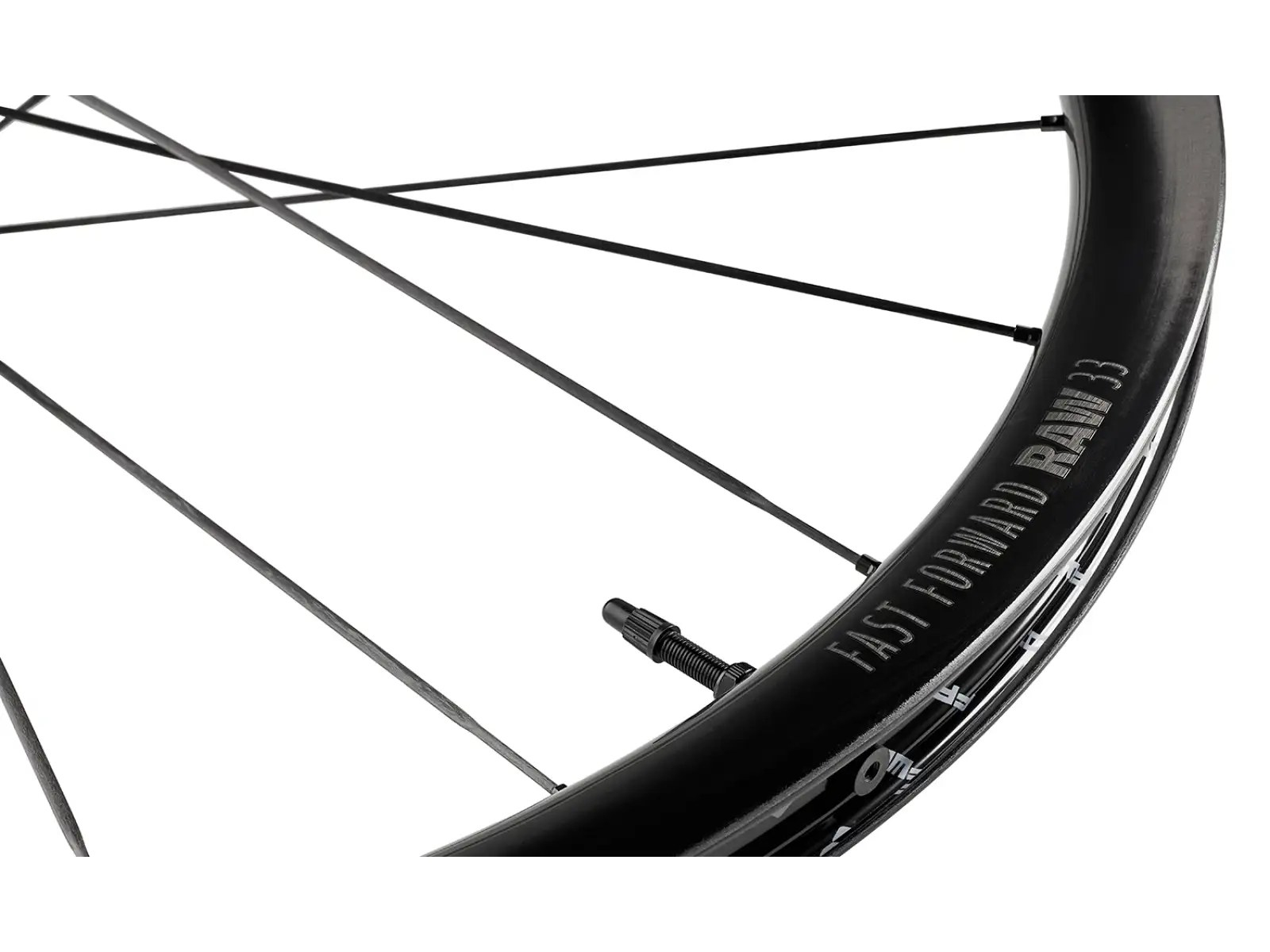 FFWD RAW CS 33 road wheelset Glossy Black