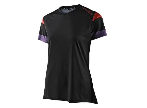 Troy Lee Designs Lilium women's jersey short sleeve Rugby black