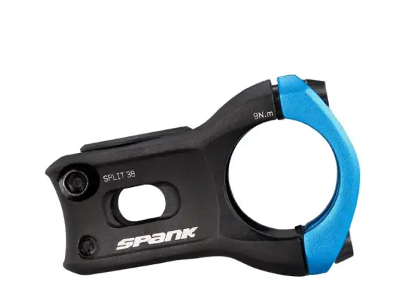 Spank Split stem 38 mm black/blue