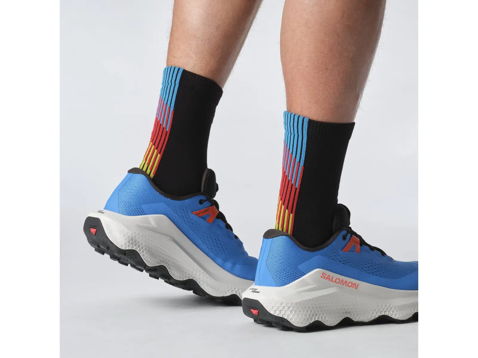 Salomon Ultra Glide 3 men's running shoes French Blue/Lunar Rock/Cherry Tomato