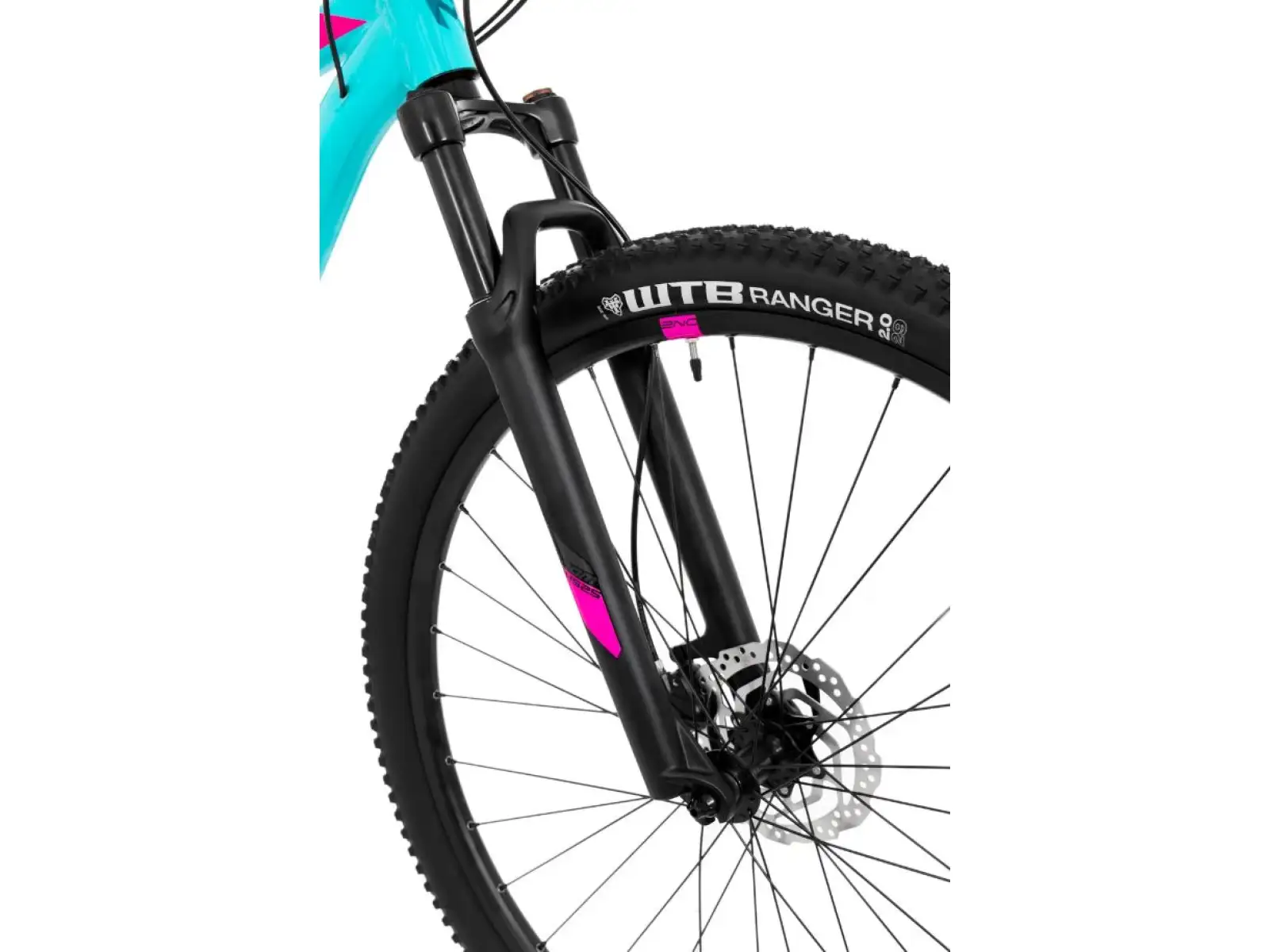 Rock Machine Catherine 10-29 neon cyan/petrol/pink mountain bike