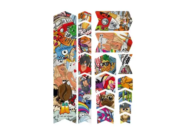 Rie:sel Design TAPE 3000 frame film Stickerbomb Eyecatcher
