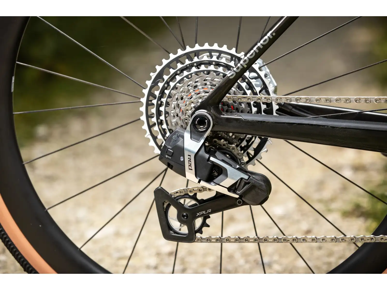 Superior XR 9.9 GR gravel bike Matte Carbon/Gloss Red