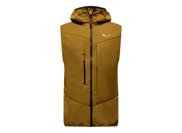 Salewa Sella Durastretch/Tirolwool® Responsive men's vest Golden Brown