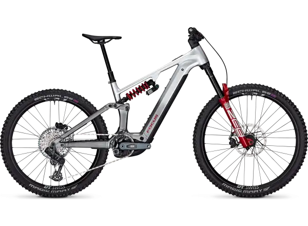 Focus SAM2 6.0 full-suspension e-bike Nepalsilver/Steelgrey