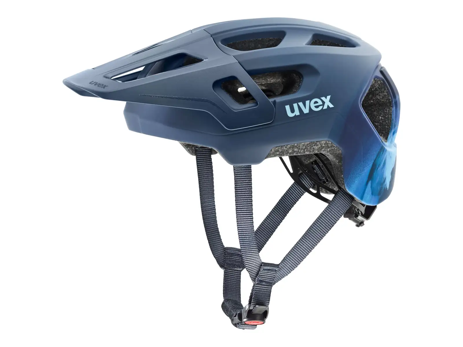 Uvex React JR Fullface MTB helmet Dusk blue matt