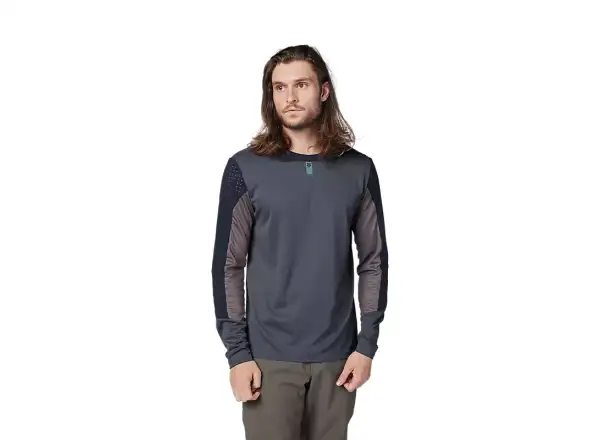 Fox Defend men's jersey long sleeve Graphite
